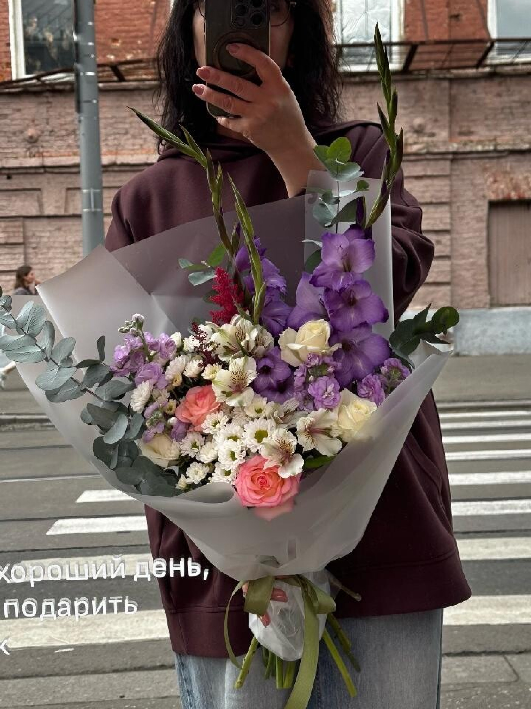 Букет из гладиолусов